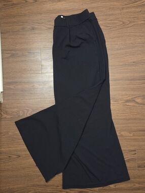 HALARA Black Wide-Leg High-Waist Pants
